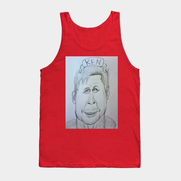 Pencil Ken Tank Top by Rubber Cowboy Vampire